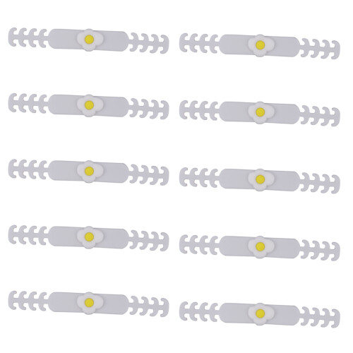 10Pièces Protection Masque PVC Réglable