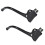 2Pièces Poignées Noir Guidon Accessoire Route Ergonomique 1