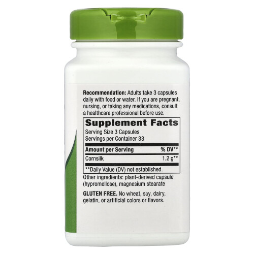 Nature's Way, Corn Silk, 100 Vegan Capsules (400 mg per Capsule) 1