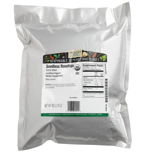 Frontier Co-op, Sementes de Rosa Orgânicas, 16 oz (453 g) 1