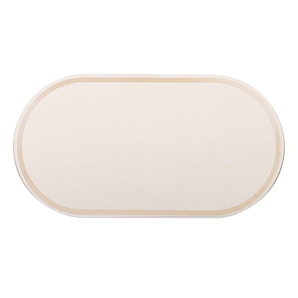 3Pcs Car Makeup Mirror Stainless Steel Stick-On Sun Visor Mirror White 3642236553720