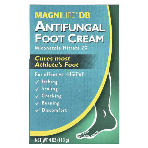 MagniLife, Αντιφगल Κρέμα Πόδων, Miconazole Nitrate 2%, 4 oz (113 g) 1