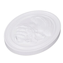 Scultura Decorativa da Parete in Resina Donna delle Dee Decorazione Appesa Bianca Mini F641209B