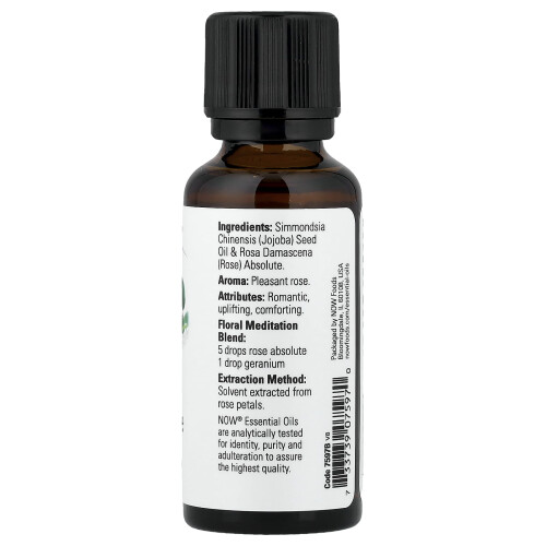NOW Foods NOW Foods, Essential Oils, Rose Absolute, 1 fl oz (30 ml) 1