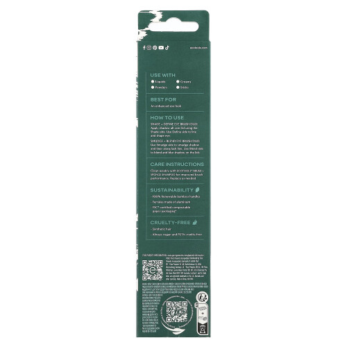 EcoTools EcoTools, Set di Pennelli per Occhi, 2 Set 2