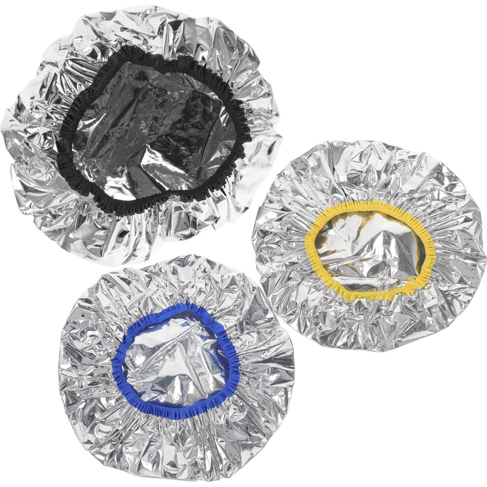 Inoomp 6Pcs Heat Caps For Hair Treatments Deep Conditioning Tin Foil Caps