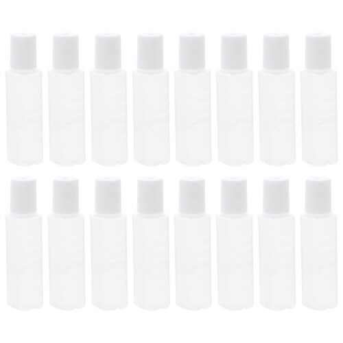 50Pcs Compact Small Plastic Bottles Transparent Contact Lens Solution