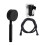 2Sets Black ABS Handheld Shower Sprayers for Bathroom 1