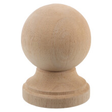 Khaki Wood Furniture Finials Versatile Decorative Toppers