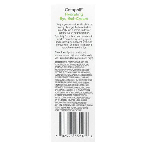 Cetaphil Σεταφίλ, Υγραέριο Μάτι Γελ-Κρέμα με Υαλουρονικό Οξύ, 0.5 fl oz (14 ml) 2