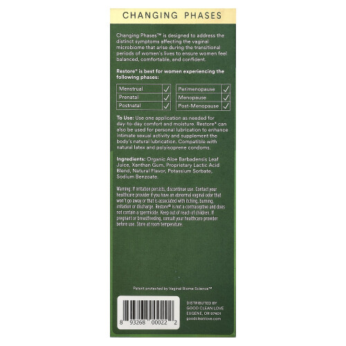 Good Clean Love, Restore, Μυωπιαστική Βάση Κρέμα, 2 fl oz (59 ml) 2