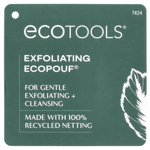 EcoTools EcoTools, Exfoliating EcoPouf Sponge, 1 Sponge 1