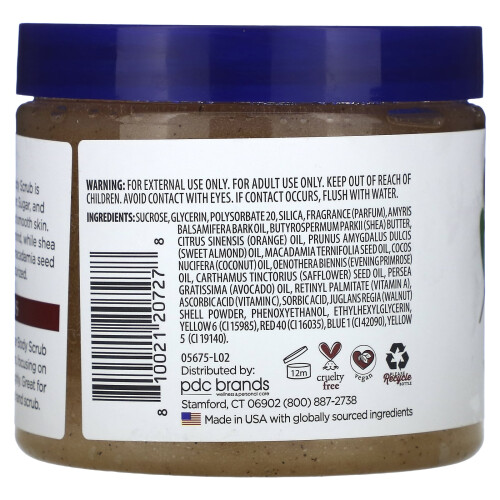 Escova de Açúcar de Shea, Dr. Teal's, 19 oz (538 g) 1