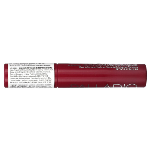 Palladio, Rosto, Cor, Morango LIS06, 0,11 fl oz (3 ml) 1