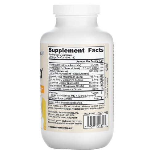 Jarrow Formulas, Bone-Up, 1.000 mg, 360 Φύλλα 1