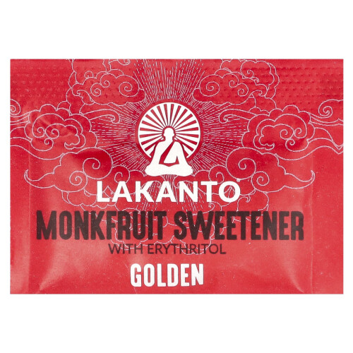Lakanto, Μοναχική Φρούτα με Erythritol, Χρυσό, 30 Πακέτα 2