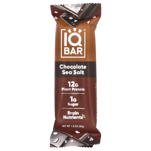 IQBAR, Βαρή Πρωτεΐνη Μπάρ, Τσόκολα Θάλασσα Αλάτι, 12 Μπάρ, 1.6 oz (45 g) Each 2