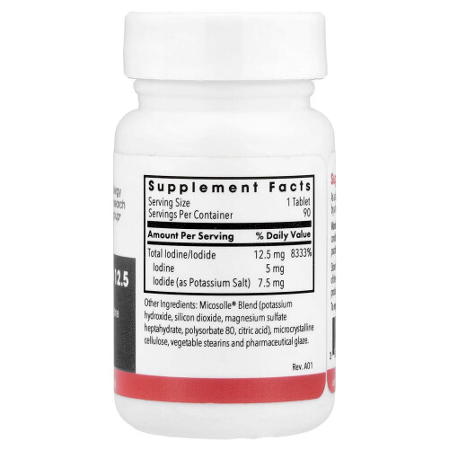 Optimox, Iodoral, Jod/Potassium Jodid, 90 Scored Tabletter 1