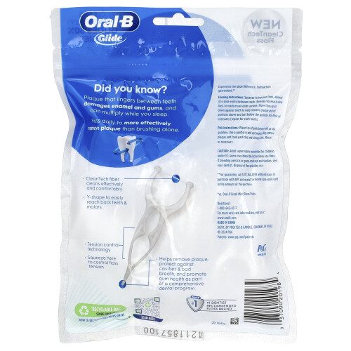 Oral-B Oral-B, Glide, Φροντίδα Γναθίου, Φύλλα Φλοίσβου, 30 Φύλλα Φλοίσβου 1