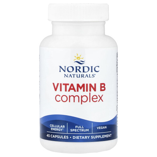 Nordic Naturals Νορδική Φυσικές, Βιταμίνη Β Κομπλέξ, 45 Φιαλίδια 2