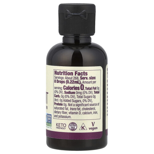 NOW Foods Monk Fruit Organic, Sweetener Lichid, 2 fl oz (59 ml) 1