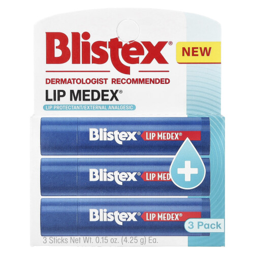 Blistex Blistex, Lip Medex 3 Pack 0.15 oz (4.25 g) Each 1