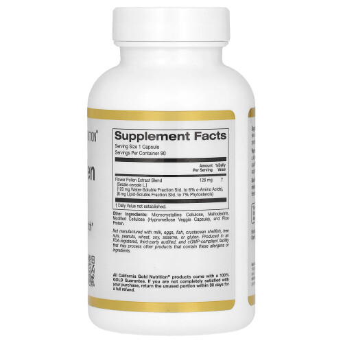 California Gold Nutrition, Εξόρυξη Ανθών, 90 Βιολογικές Φιάλες 1
