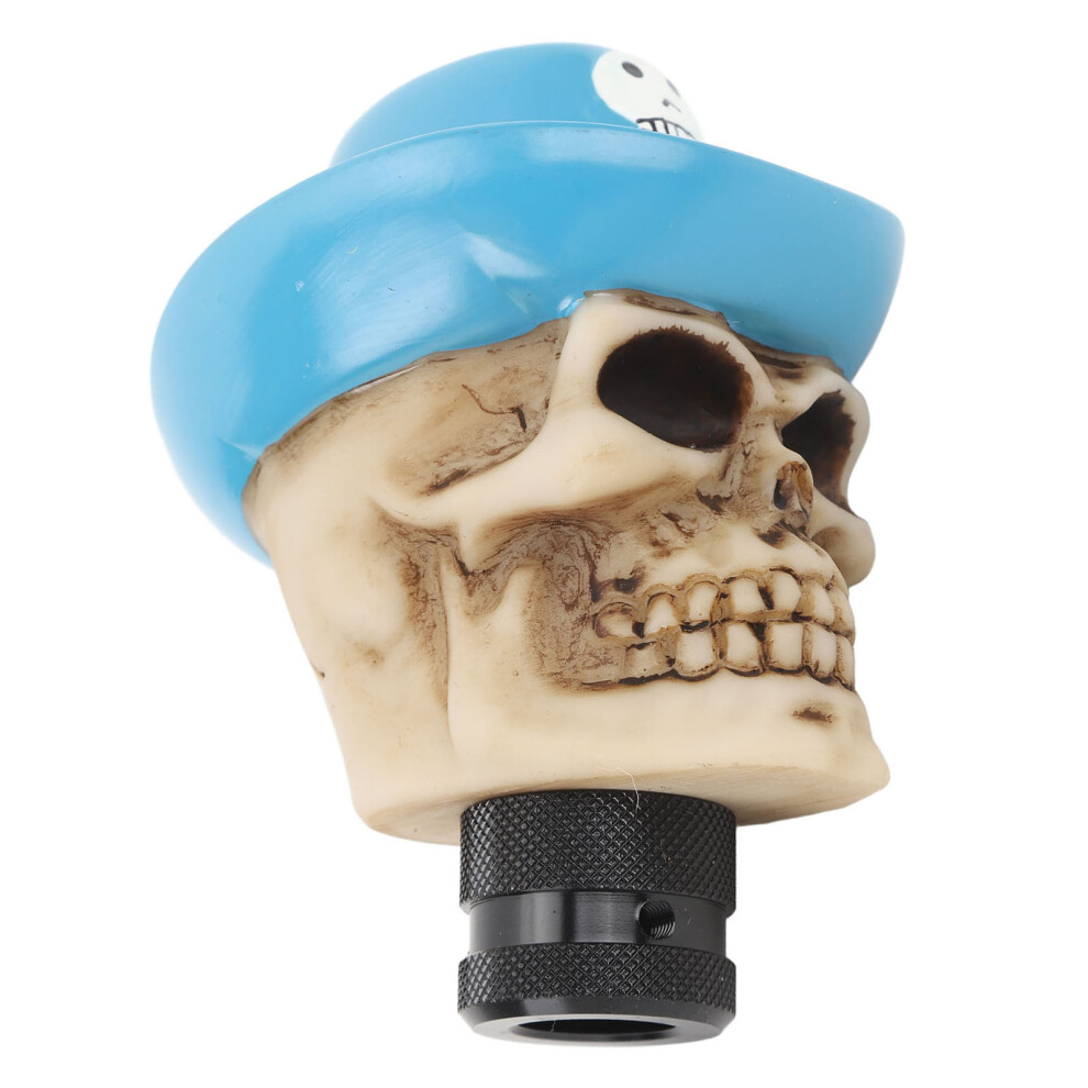 Resin Skull Shift Knob For Most Cars, 15Mm Inner Diameter, 8/10/12Mm Adapters 4931384934000