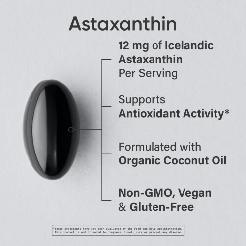 Sports Research, Ασταξανθίνη, 12 mg, 60 Βοτάνια Μοχλούς 2