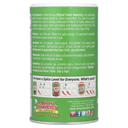 Tony Chachere's, Tempero Creole, Original, 8 oz (227 g) 2