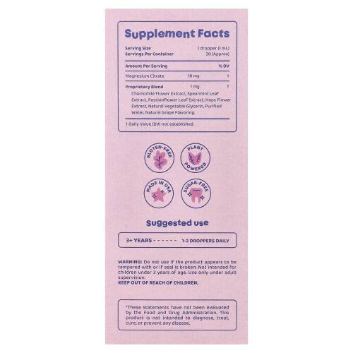 JoySpring, Calmify, Magnesio Liquido, 1 fl oz (30 ml) 1
