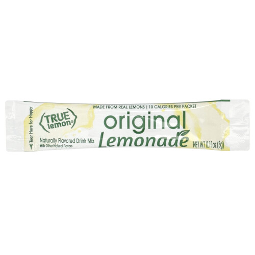 True Citrus, True Λεμόνι, Πρωτότυπη Λεμονάδα, 10 Πακέτα, 0.11 oz (3 g) Κάθε 2