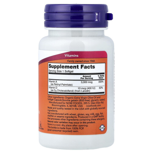 NOW Foods A&D da NOW Foods, 100 Softgéis 1