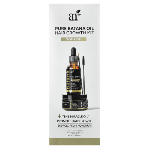 αρτνатуράλ, Πραγματική Batana Oil, Κιτ Αύξησης Καλύμματος, 4 Τμήμα Κιτ 2