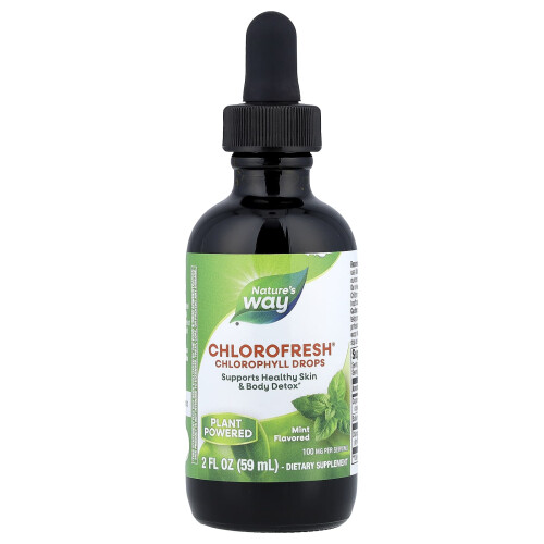 Nature's Way, Chlorofresh, Chlorophyll Drops, Mint, 2 fl oz (59 ml) 2