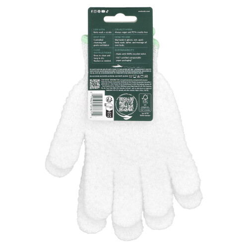 EcoTools EcoTools, Ευαίσθητα Μπάνιο + Σhower Gloves, Ενυδαμμένες με Αυγό, 1 Ζευγάρι 1