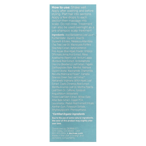 DERMA E, Scalp-verlichting Behandeling, 1 fl oz (30 ml) 2