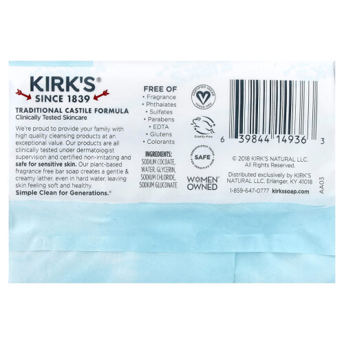 Kirk's, 100% Premium Κρέμα Κοκονού 1
