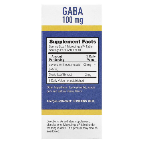 Superior Source, GABA, 100 mg, 100 MicroLingual Instant Dissolve Tablets 1