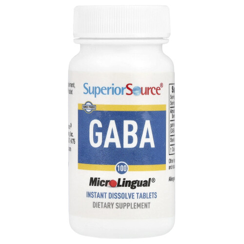 Superior Source, GABA, 100 mg, 100 MicroLingual Instant Dissolve Tablets 2