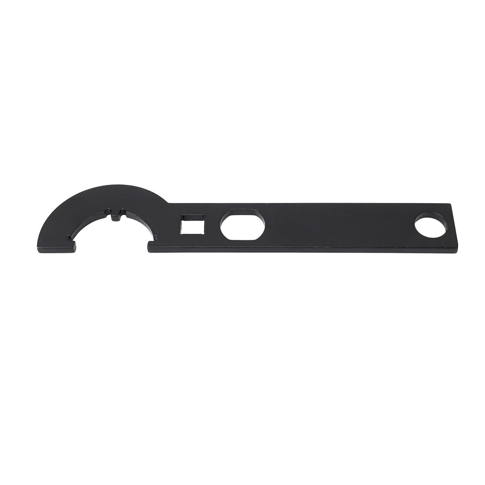 Black 45 Steel Shock Spanner Wrench Hook, Portable High Strength Tool 3681384934647