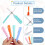 4 PCS Pen  Scissors, Multicolor Pen Shape  Scissors for School, Cute Foldable Compact Scissor Pen for Cutting 3