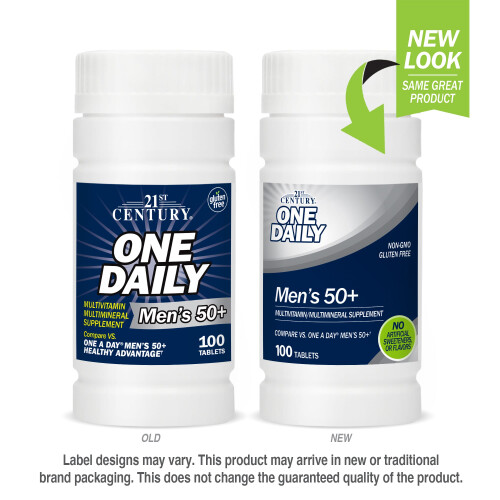 21st Century, One Daily, Multivitamin Multimineral, 100 tabletek 2