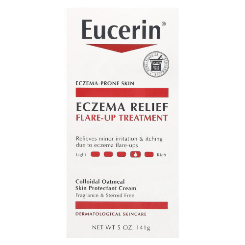 Eucerin Eucerin, Αντιμετώπιση Εξάρσεων για Εczema, Αroma-Free, 5 oz (141 g) 1