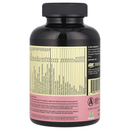 Optimum Nutrition Optimum Nutrition, Opti-Gυναικες, Πολυβιταμίνη για Ενεργές Γυναίκες, 120 Capsules 2