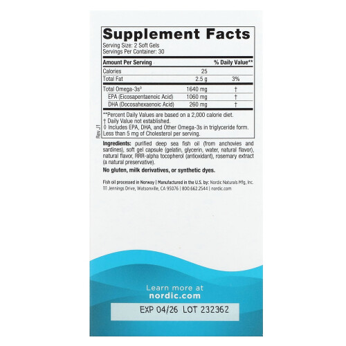Nordic Naturals Nordic Naturals, EPA Xtra 1