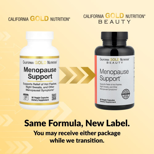 California Gold Nutrition, Υποστήριξη Μενούπασης, 90 Βοτανογενή Φύλλες 2