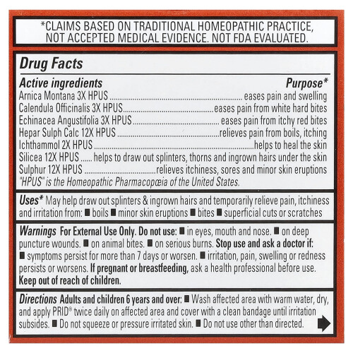 Hyland's Naturals, Prid, Αντιμετώπιση Δόλους και Ιχνύων Κρέμα, 0.63 oz (18 g) 2