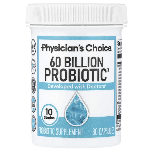 Physician's Choice, 60 Billion Probiotic, 30 Delayed-Release Veggie Capsules 2