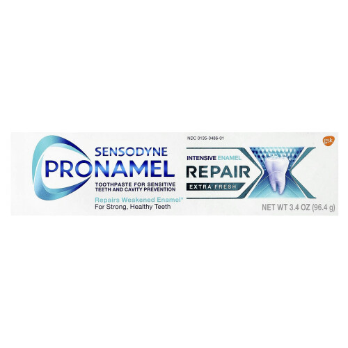 Sensodyne Sensodyne, ProNamel, Εντατική Αναπαλαιωτική Κρέμα Δοντιών, Extra Fresh, 3.4 oz (96.4 g) 1
